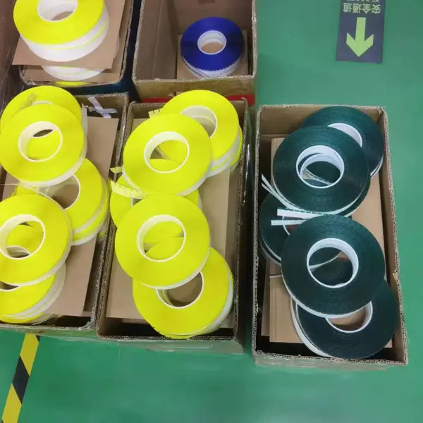 供应(GX-0008)光鑫自动贴标机蓝色高粘卷装易撕贴