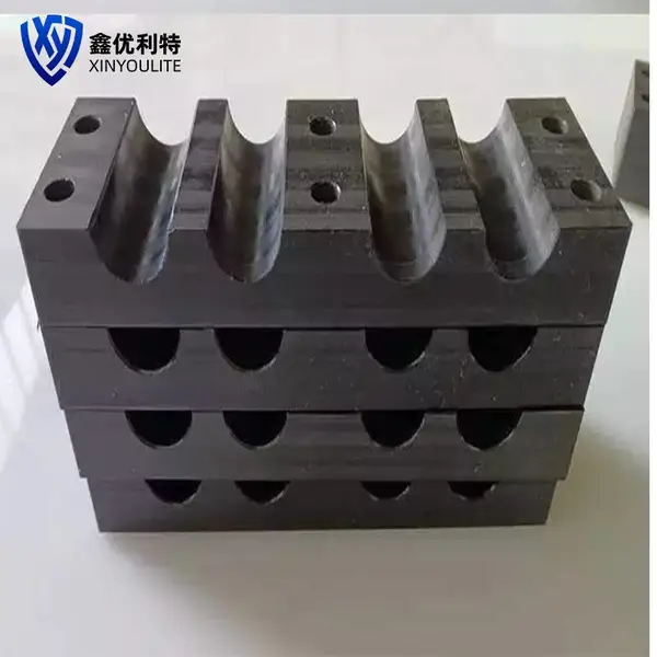 加工阻燃耐高温高压电缆专用管夹 尼龙三孔多孔位压线板 耐磨固定件