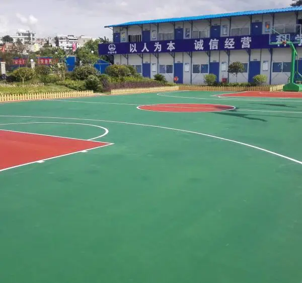 贵阳球场丙烯酸地坪施工 专业承接贵州篮球场丙烯酸地坪漆施工 安顺丙烯酸地坪施工