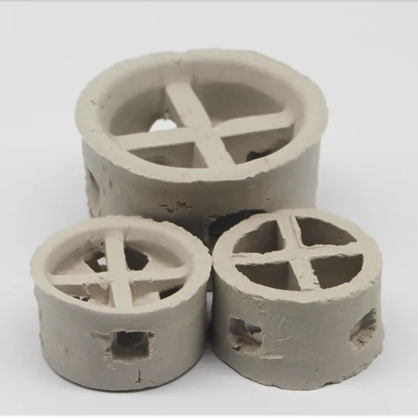 陶瓷阶梯环 陶瓷拉西环 陶瓷鲍尔环φ25 38 50 76mm