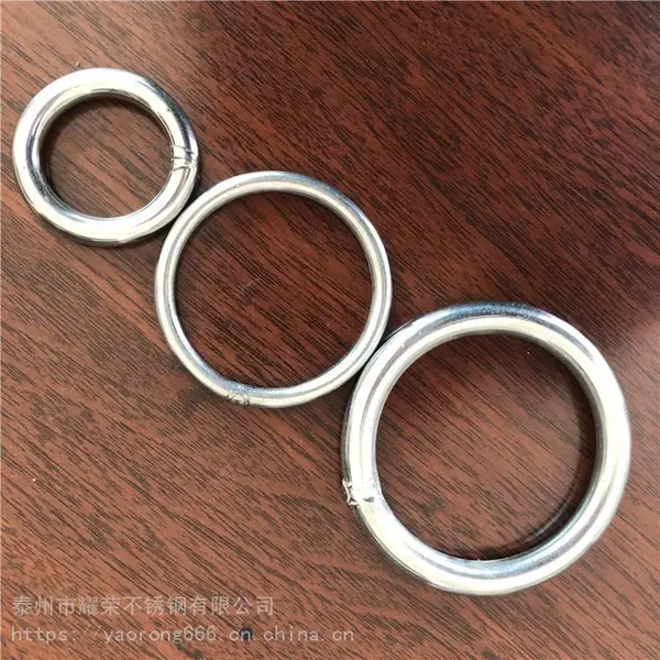 耀荣 非标定制304不锈钢圆环 工程用焊接型钢圈 规格可定制