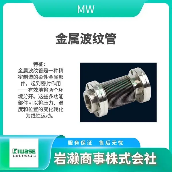 MW Components 长款拉伸弹簧 焊接波纹管 SS12-91