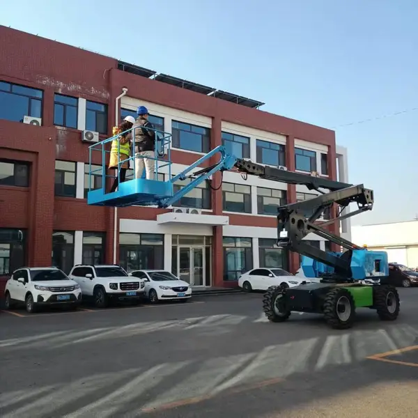 履带曲臂式升降平台车电动液压高空作业升降机路灯维修升降车