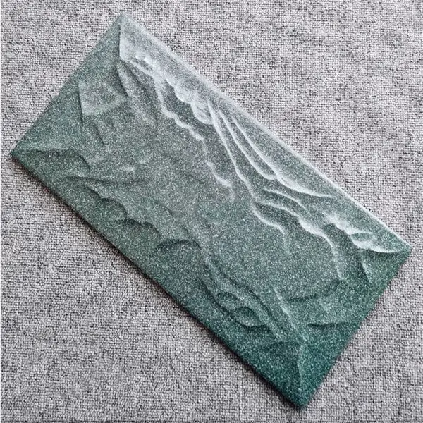 别墅瓷砖200*400绿色文化石外墙砖