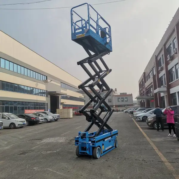 移动剪叉升降机全自行电动液压定制平台车小型室内升降高空作业车