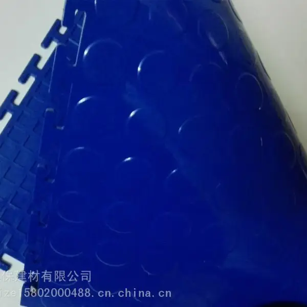 地泽塑胶地垫鞋厂车间PVC地板过叉车锁扣工业地板软地砖