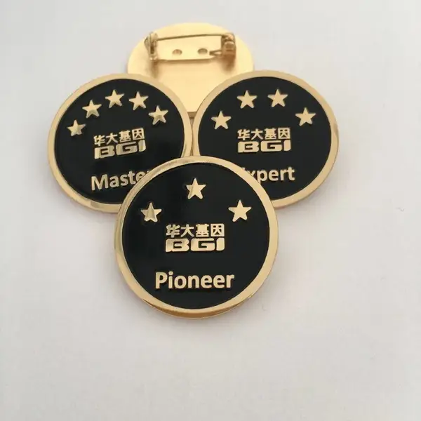 定做新疆公司胸牌胸章制作厂家奖牌奖章定做设计