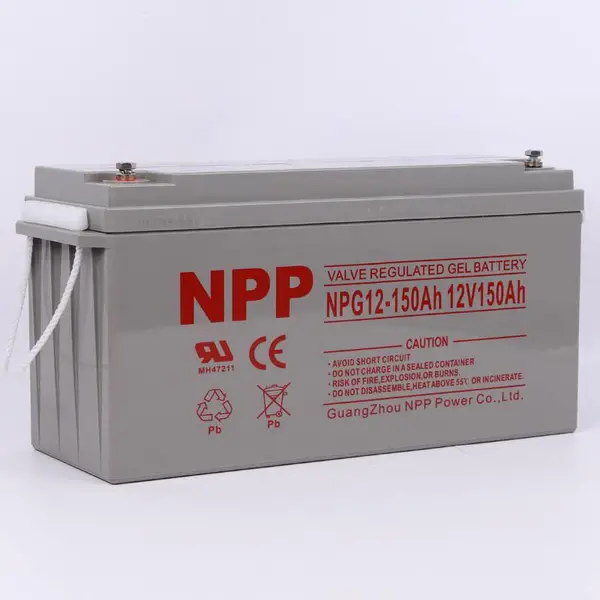 耐普胶体蓄电池NPG12-150Ah 12V150AH UPS不间断电源 太阳能配套