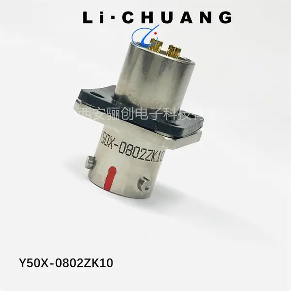 圆形连接器 YQ2?0804ZJ102 4芯航空插座 螺纹锁紧接插件 骊创