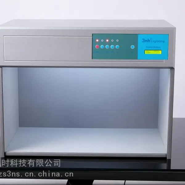 3nh DOHO东宏 D60(4)标准四光源塑胶涂料五金家具电子印刷对色目视比色灯箱