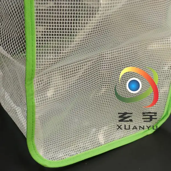 订制300D 500D夹网布 透明网格布 PVC网眼布 防尘罩 文件袋 箱包网眼布