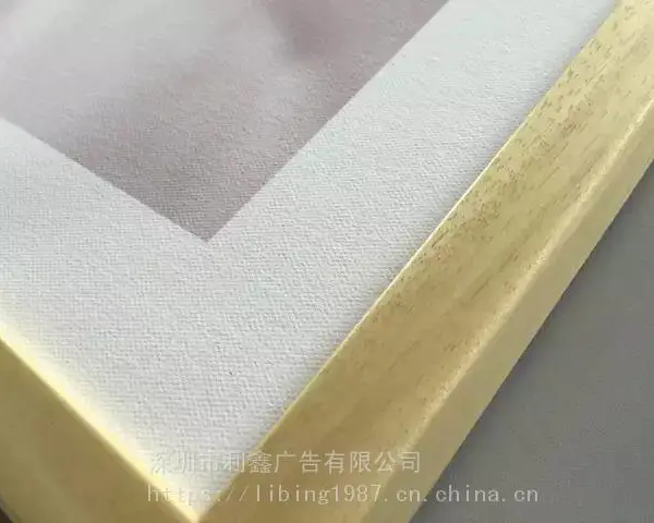 深圳厂家批发细中纹白色油画布 美术绘画练习油画板 丙烯油画布框