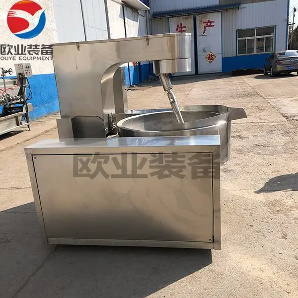 五谷杂粮玉米膨化机休闲食品加工设备 自动搅拌快速爆米花机器