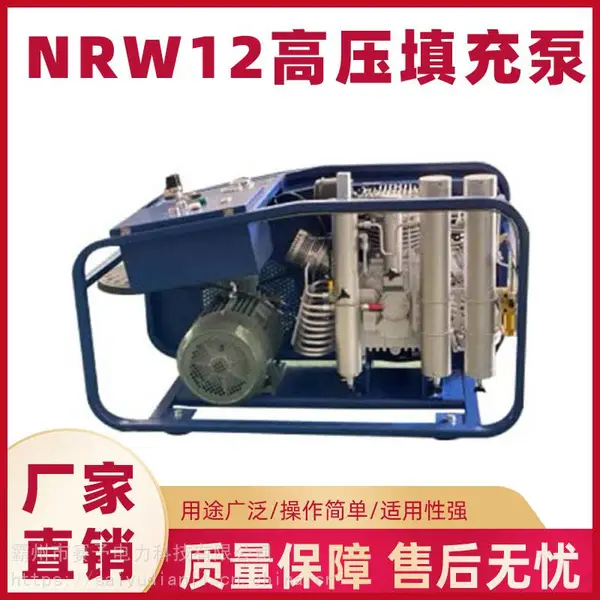 销售NRW12高压空气填充泵消防用呼吸空气充填泵便携式小型气泵