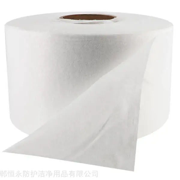 实力工厂销售水刺无纺布洁面巾卷料 80g全黏胶一次性珍珠纹洗脸巾