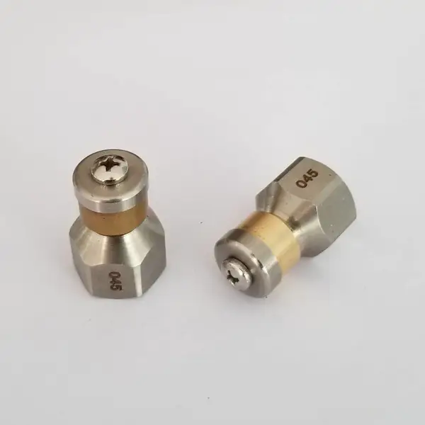 不锈钢旋转清洗喷嘴,管道清洗旋转疏通喷头