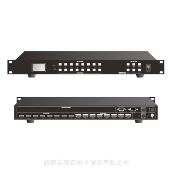 JRLON LT-0808H-4K HDMI高清4K一体化视频矩阵(8进8出)