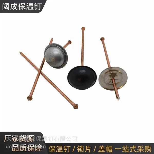 3×100mm镀铜保温碰钉 船舶保温固定配件 金属保温钉支持定制