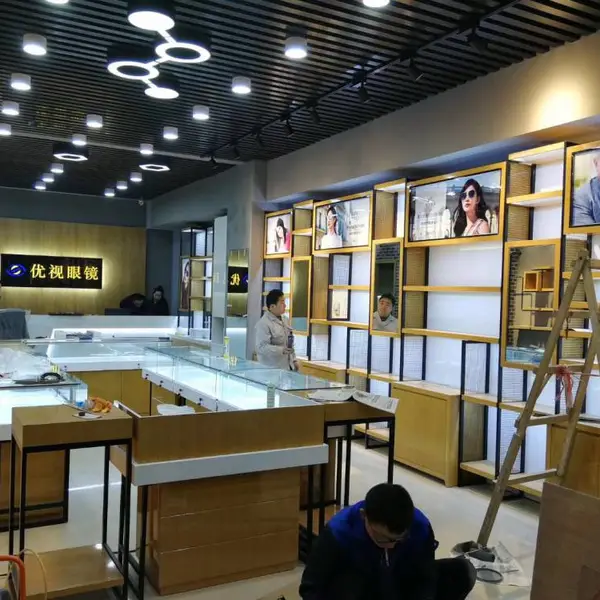 达州眼镜店展柜订做厂家