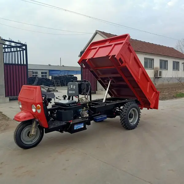 工程柴油三轮车 小型农用三轮自卸车 建筑工地三马车