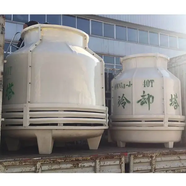 河北四通低噪声冷却塔 自然通风式冷却塔 逆流式玻璃钢冷却塔