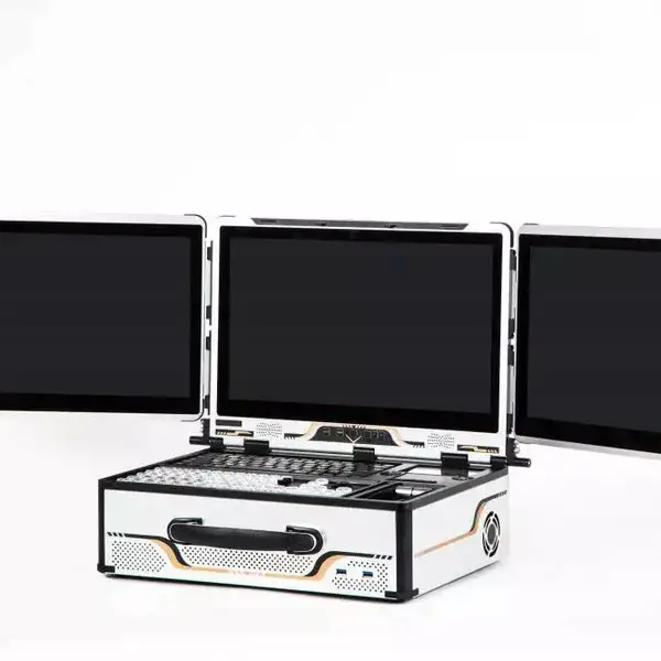 RS-800便携一体机 三屏导直播操控台 4K现场制作 vmix软件专用控制台