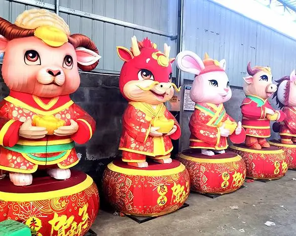 自贡彩灯现货-十二生肖