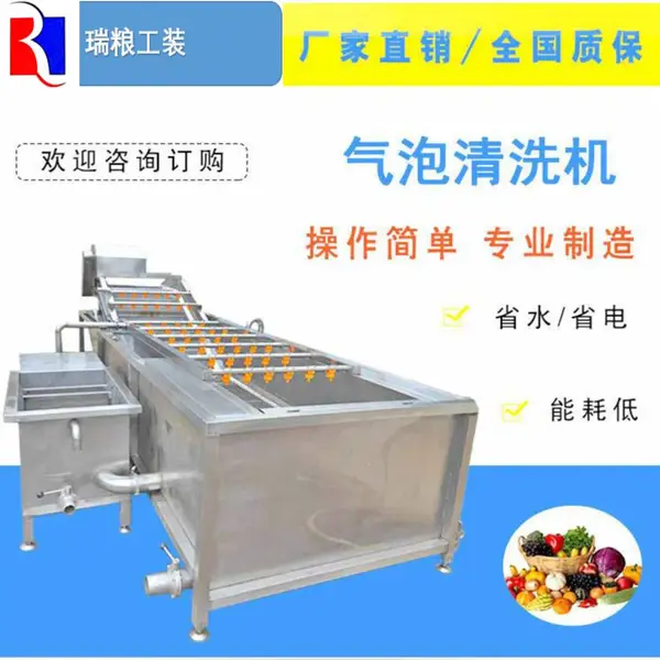 气泡清洗机,多功能果蔬清洗机水果蔬菜清洗干净可定制
