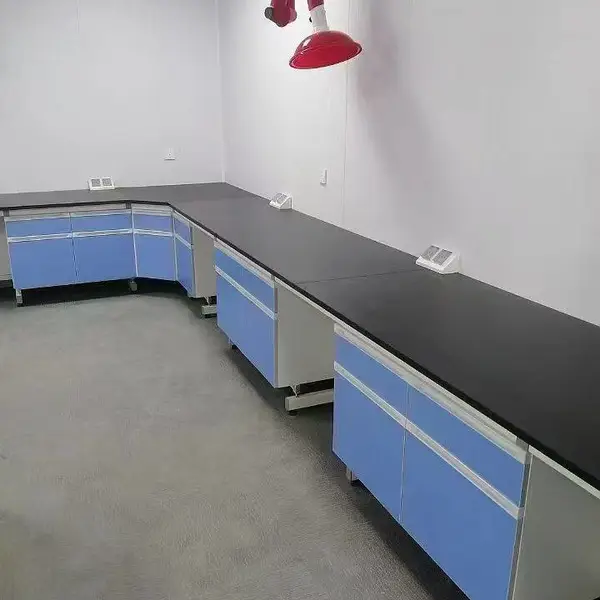 潍坊实验边台工厂异形靠墙空间非标定制实验室家具操作台