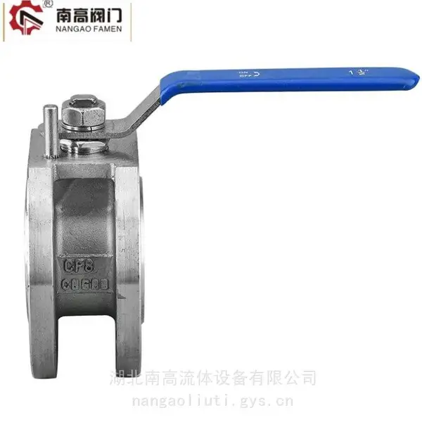 不锈钢材质超薄球阀Q71F-10P对夹球阀 耐高温耐腐蚀