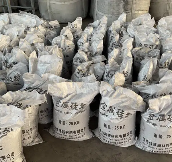 传泽产销金属硅粉 硅溶胶用金属硅SI粉 吨包装可套小袋