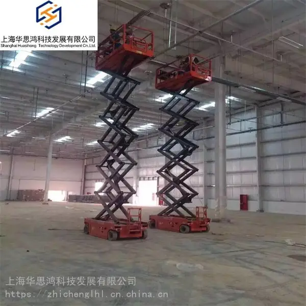 上海嘉定出租电动剪叉式升降平台 自行式升降机