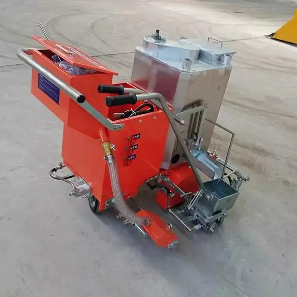 热熔划线机手推式马路冷喷标线机加强型融料道路划线一体机化线机