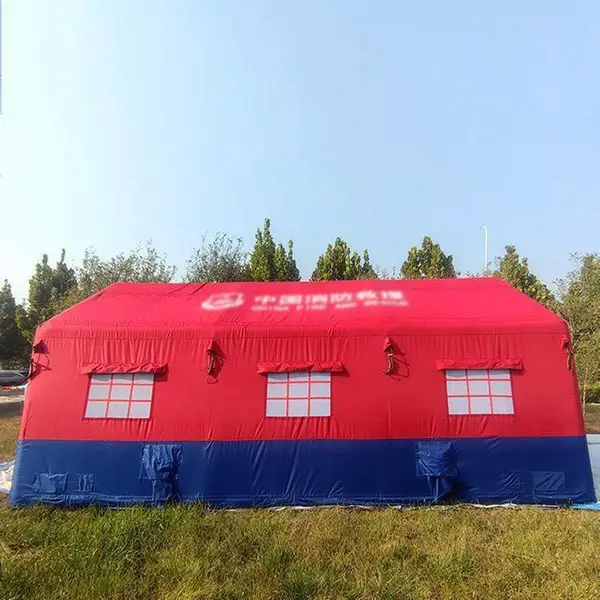 消防充气篷移动充气帐篷防汛应急移动帐篷充气支柱框架帐篷