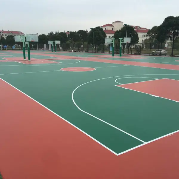广州运动球场翻新 8mm厚标准硅pu球场,楼盘小区篮球场,新农村篮球场,广东东羽体育珠三角均可施工