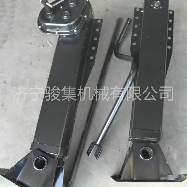 供应半挂车支腿拖车手摇千斤顶集装箱甩挂车支腿液化气罐车支撑
