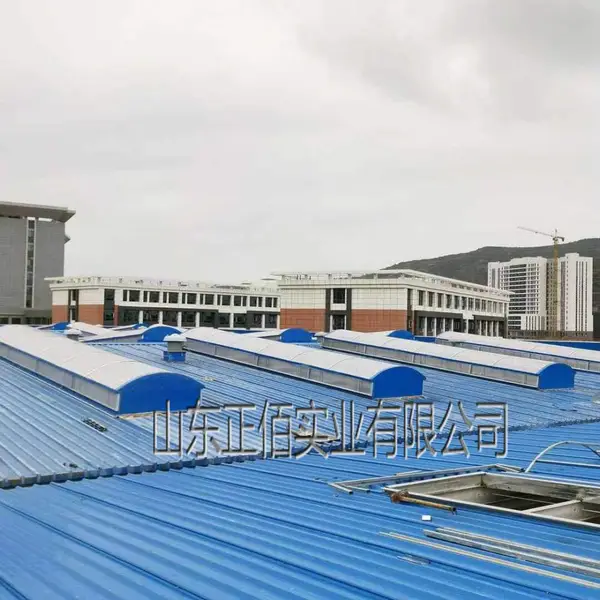 山东正佰实业C3CT圆拱侧开型采光排烟装置 圆拱型通风天窗