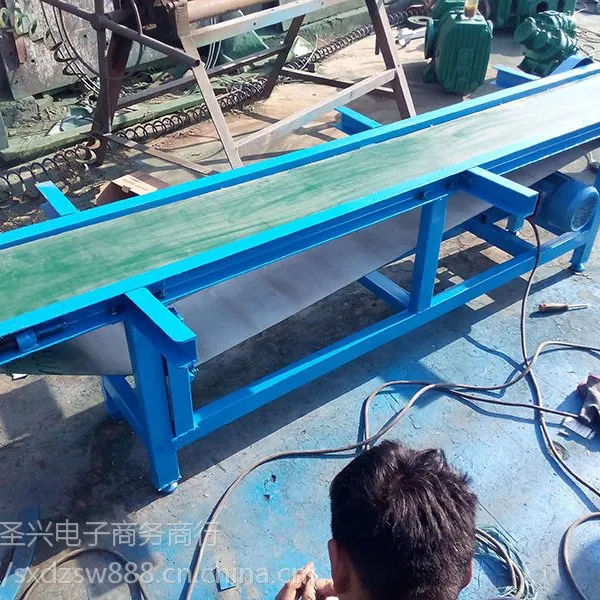 快速上料皮带输送机电动升降 移动式胶带装卸输送机图片