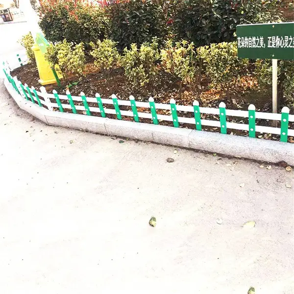 乡村美丽街道小栅栏 路边草坪围栏 绿化草坪护栏