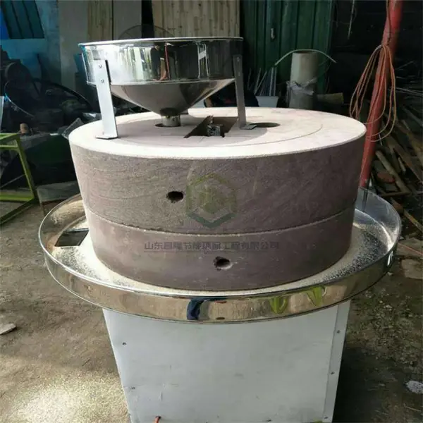 供应徐州电动石磨机 健康营养粗粮黑麦面粉机 石磨原味豆浆机型号