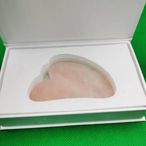 玉石脸部粉晶滚轮 圆片嫁接睫毛玉石垫片