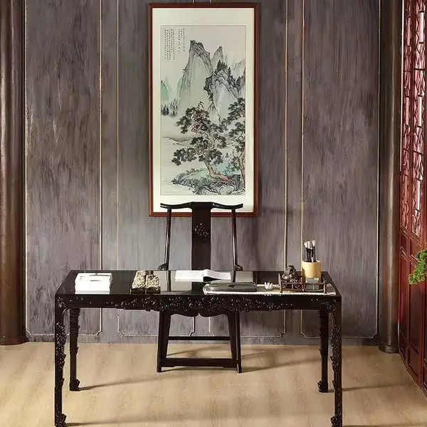 东非黑黄檀材质家具属什么档次迪拜贵族新宠紫光檀书房红木家具