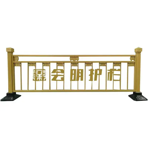 鹤壁市政护栏城市道路护栏地域标志护栏防穿越护栏