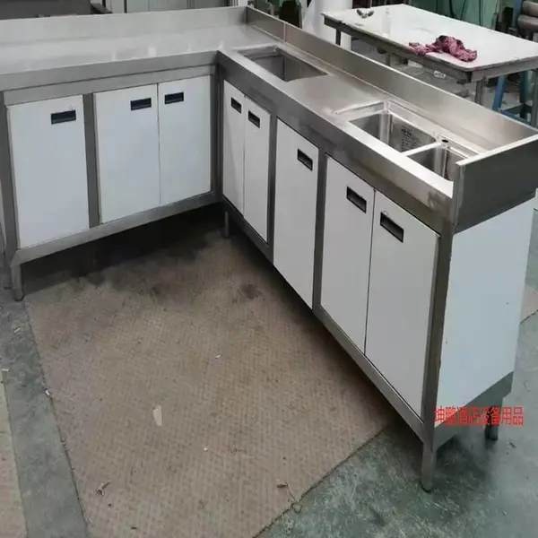 枣阳流行不锈钢橱柜品牌 家用组合灶台定做电话可移动家用一体式灶台哪有卖