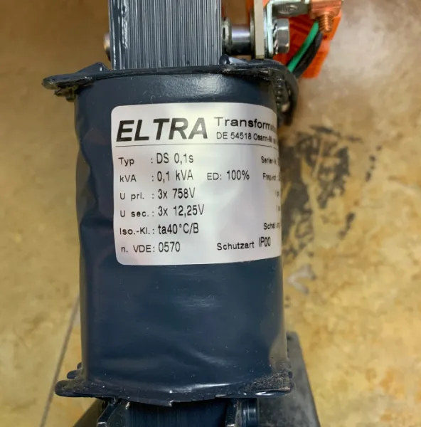 供应 ELTRA 三相同步变压器 Typ:DS0,1s SN:1405202
