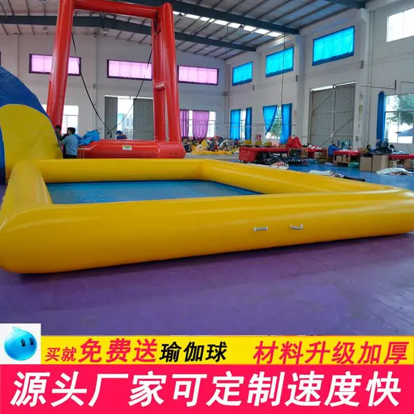新款加厚儿童充气沙池 充气游乐决明子户外玩具广场沙滩池可定制 上海安徽充气沙池设备哪里有卖