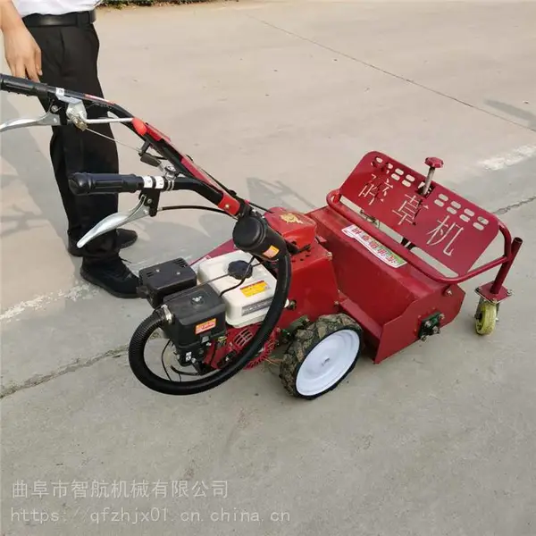 智航柴油手扶式粉草碎草机 农田用碎草还田机 大马力前置式碎草机