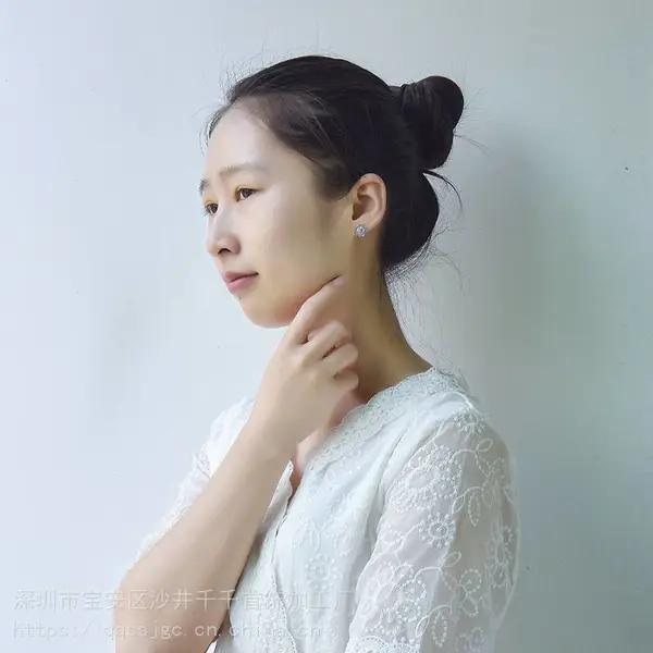 c'lect气质可爱小兔子耳钉日韩文艺系小清新耳环饰品小众高级感银饰