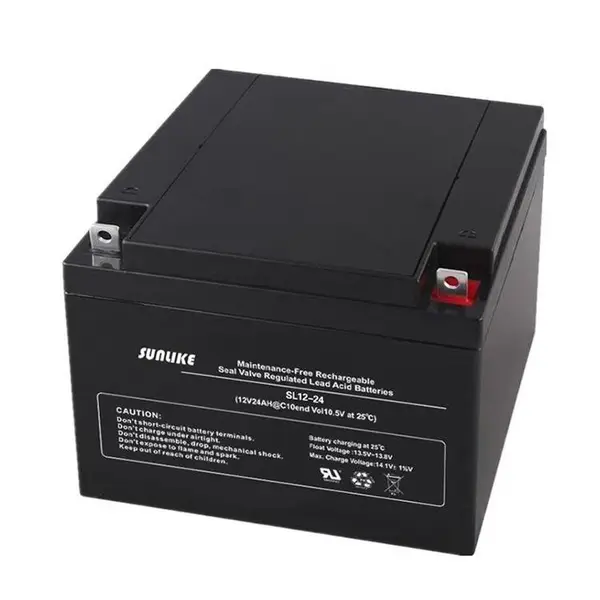 SUNLIKE蓄电池SL12-24 12V24AH太阳能 直流屏 UPS/EPS电源配套使用