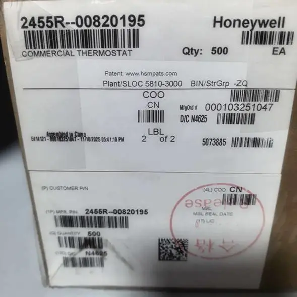 霍尼韦尔温控开关 2455R--00820195 多种型号 恒温器